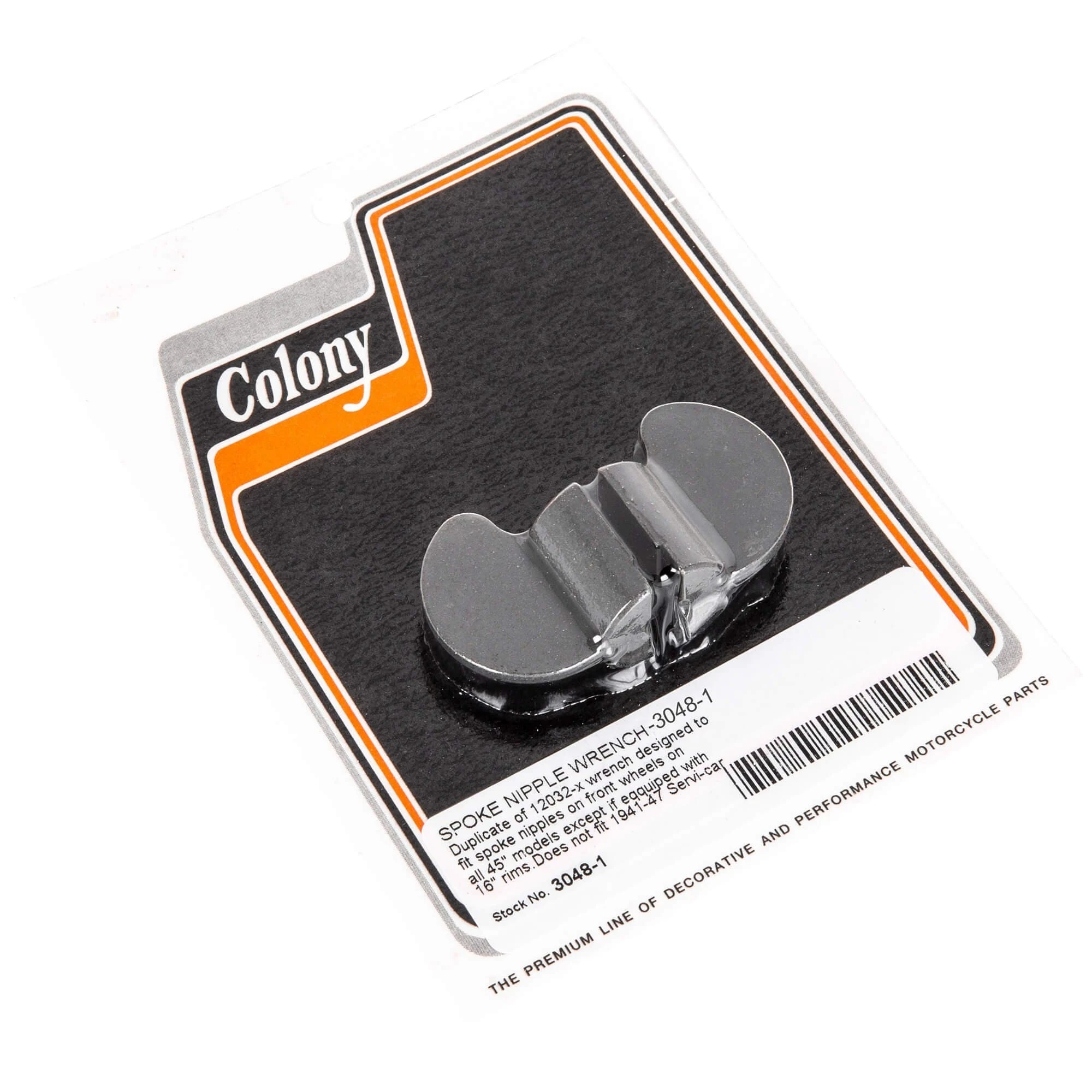 Colony #3048-1 Spoke Nipple Wrench For Harley-Davidson 45s OEM# 12032-x 1 Colony #3048-1 Spoke Nipple Wrench For Harley-Davidson 45s OEM# 12032-x