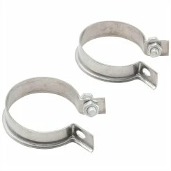 Gasbox Exhaust Port Clamp Set For 1952 - 1976 Harley-Davidson K And XL Models - Stainless Steel - OEM # 65519-52 HDW
