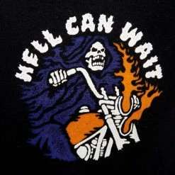 Lowbrow Customs Hell Can Wait T-Shirt 7 Lowbrow Customs Hell Can Wait T-Shirt -Biltwell Shop 010351 lowbrow customs hell can wait t shirt 2