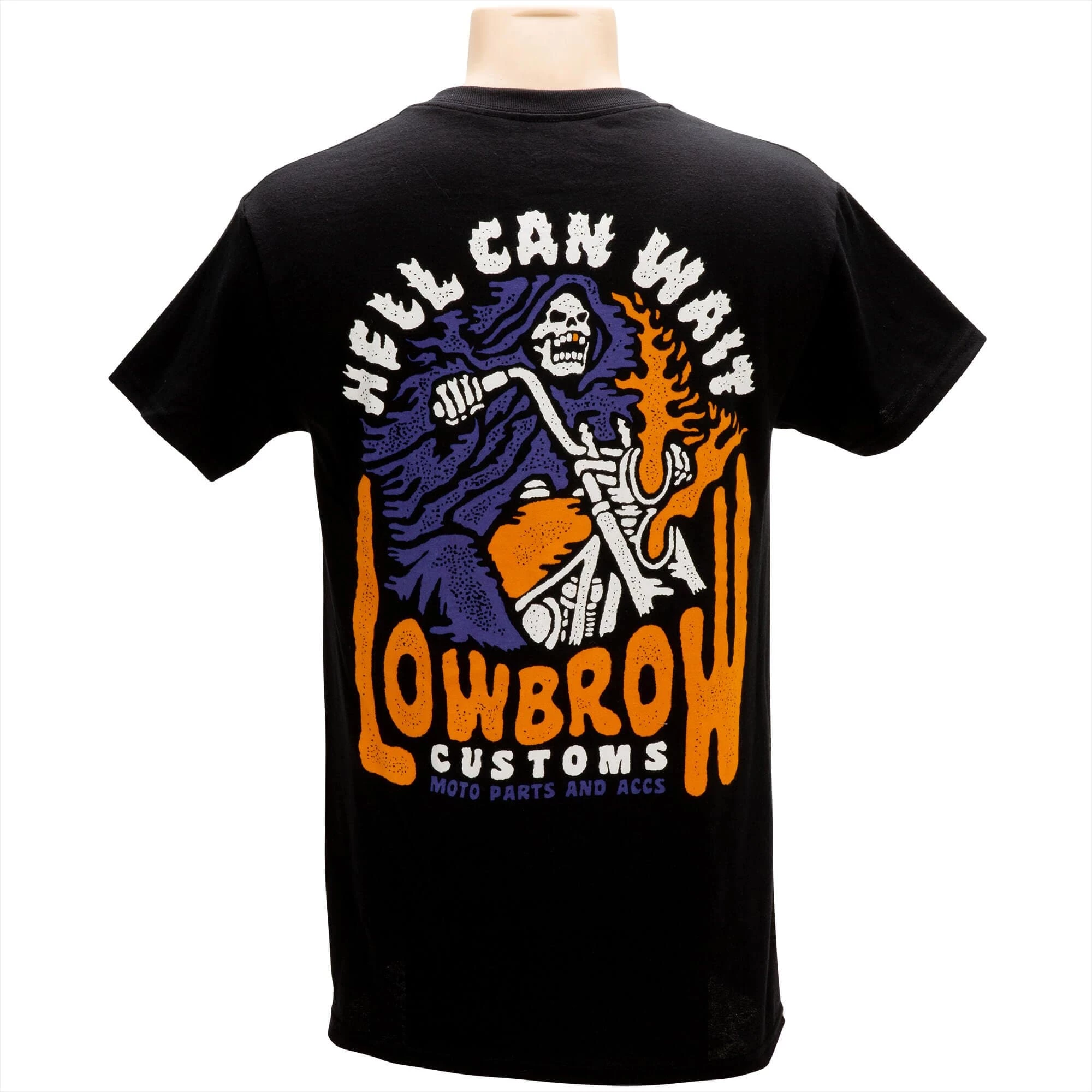 Lowbrow Customs Hell Can Wait T-Shirt 1 Lowbrow Customs Hell Can Wait T-Shirt
