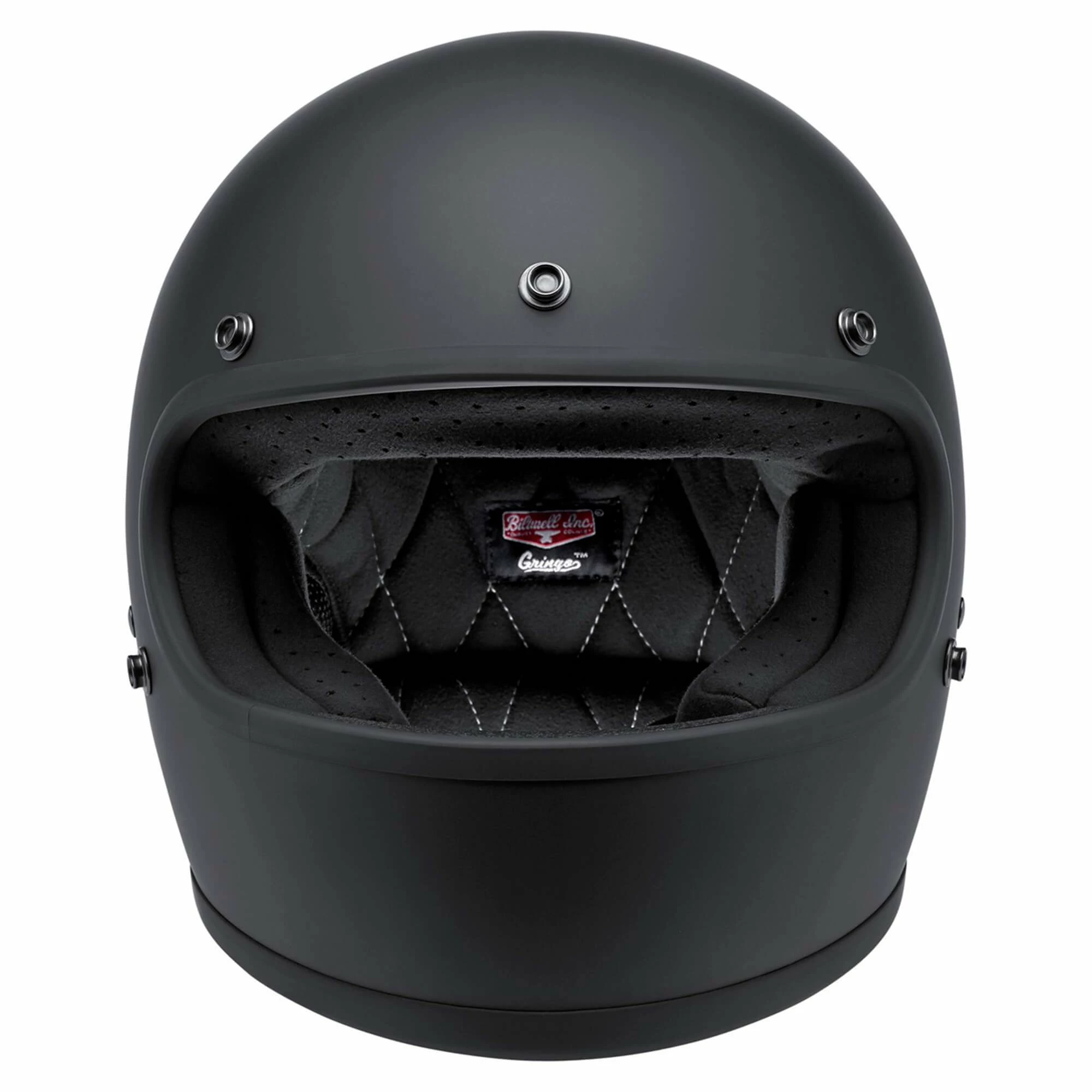 Biltwell Gringo DOT/ECE Approved Full Face Helmet - Flat Black 2 Biltwell Gringo DOT/ECE Approved Full Face Helmet - Flat Black - Image 2