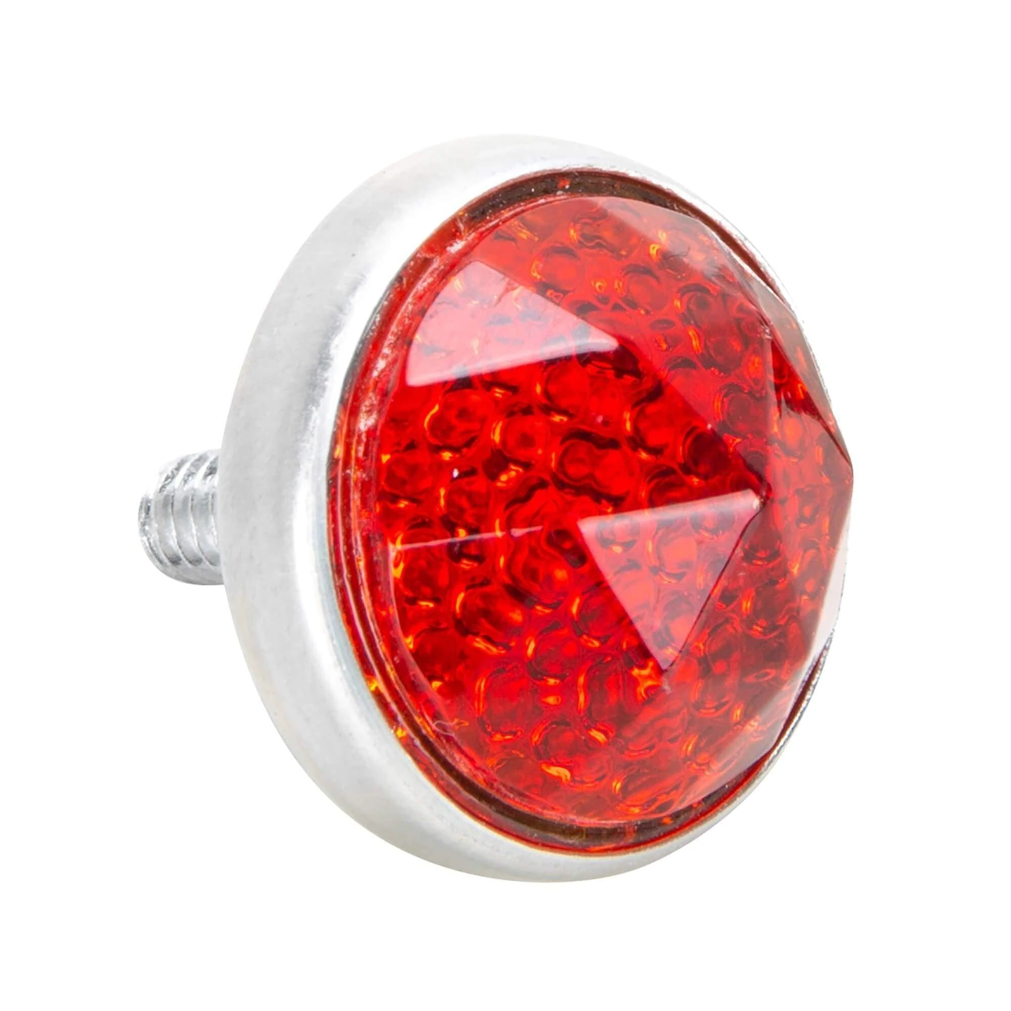 Red Fox Enterprises Glass License Plate Prism Reflector - Red 1 Red Fox Enterprises Glass License Plate Prism Reflector - Red