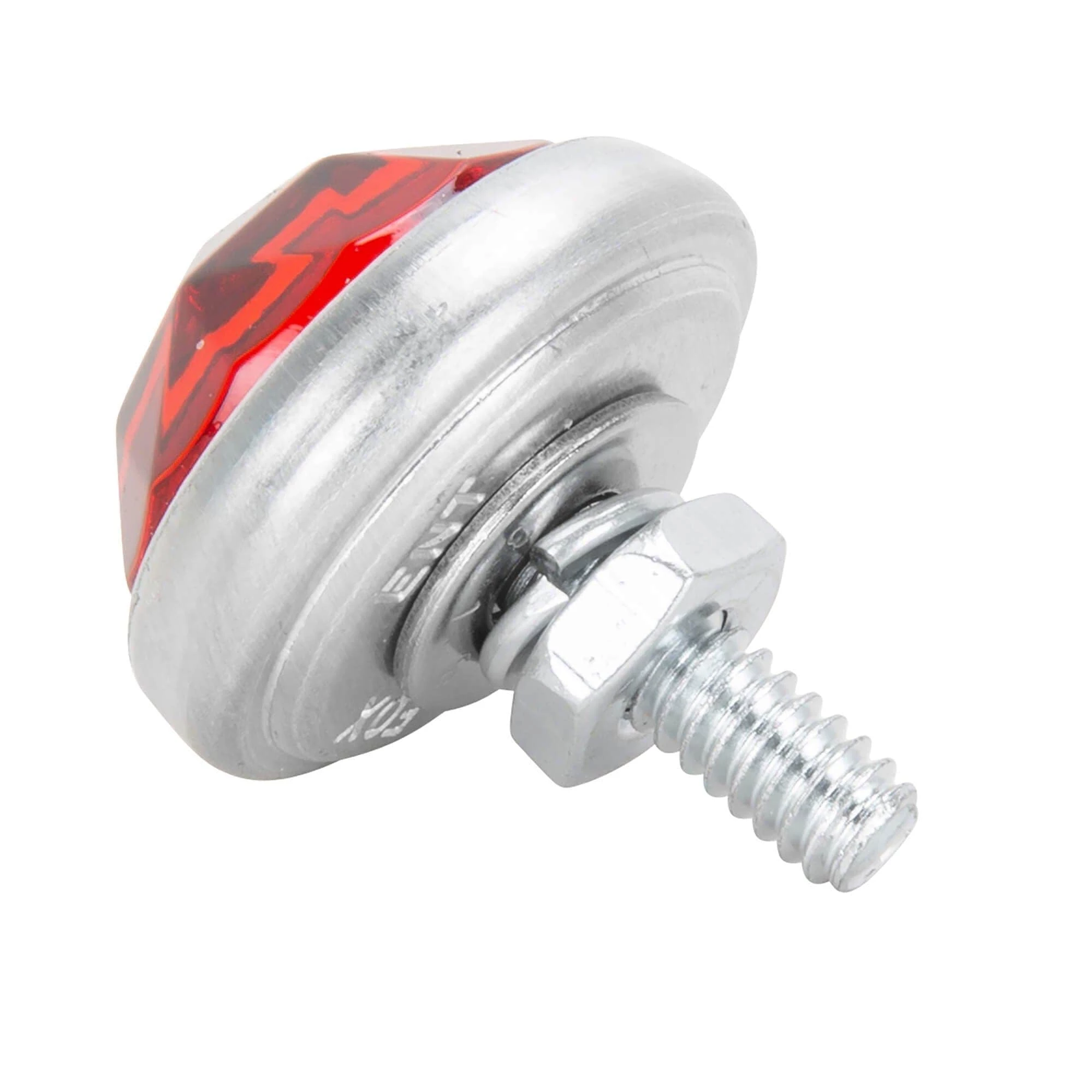 Red Fox Enterprises Glass License Plate Prism Reflector - Red 2 Red Fox Enterprises Glass License Plate Prism Reflector - Red - Image 2