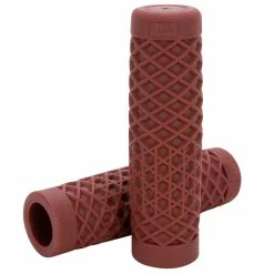Vans X Cult Motorcycle Grips By ODI - Oxblood - 1 Inch