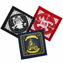 Lowbrow Customs Bandanna 3 Pack - Made In The USA