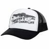 Forever The Chaos Life FTCL Racing - Otto Trucker Hat - Black & White