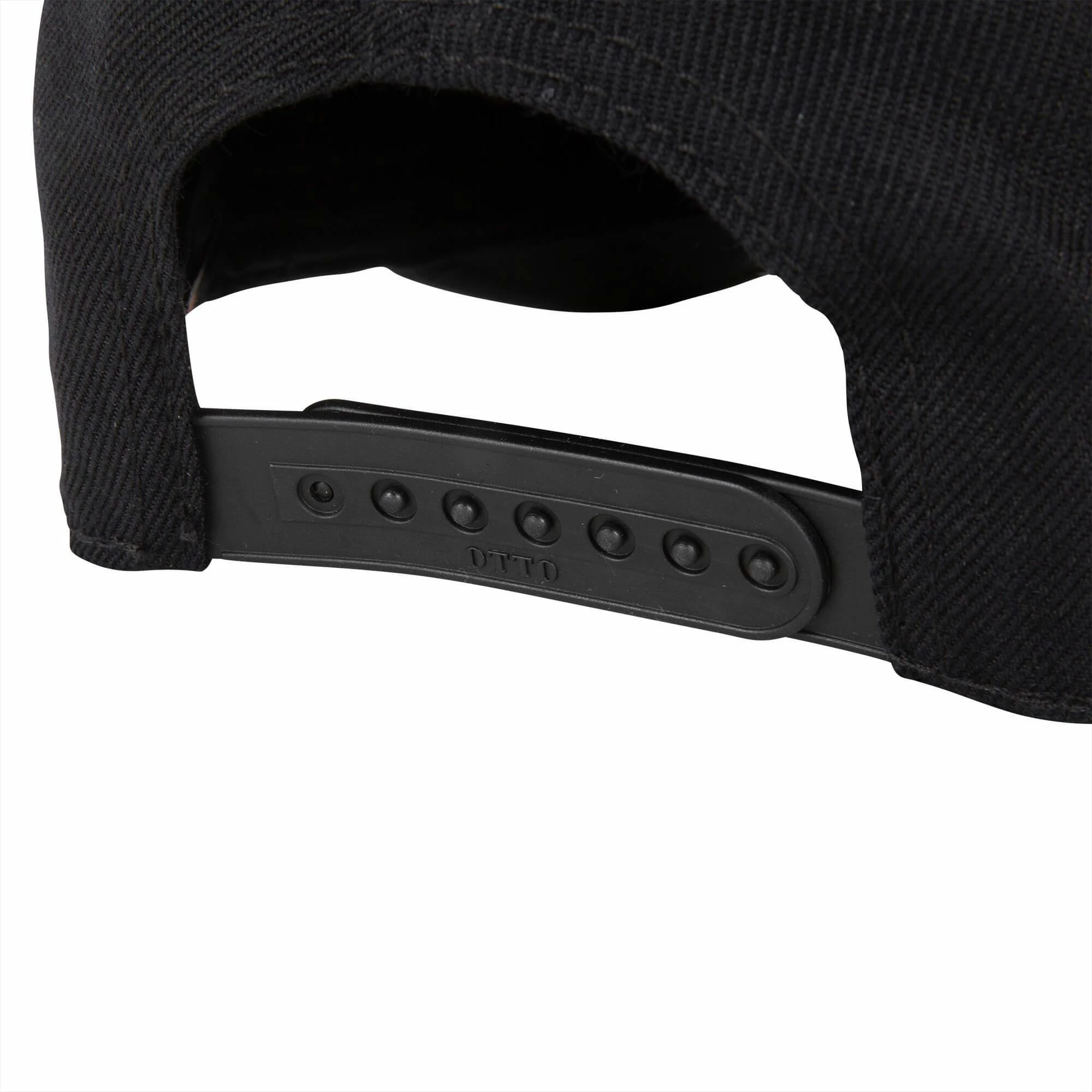 Lowbrow Customs Blackout Embroidered Snapback Hat 6 Lowbrow Customs Blackout Embroidered Snapback Hat - Image 6