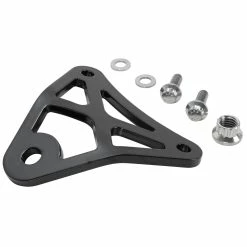 TrackerDie Bare-Bones Headlight Mount For 39mm Harley-Davidson Front Ends - Black