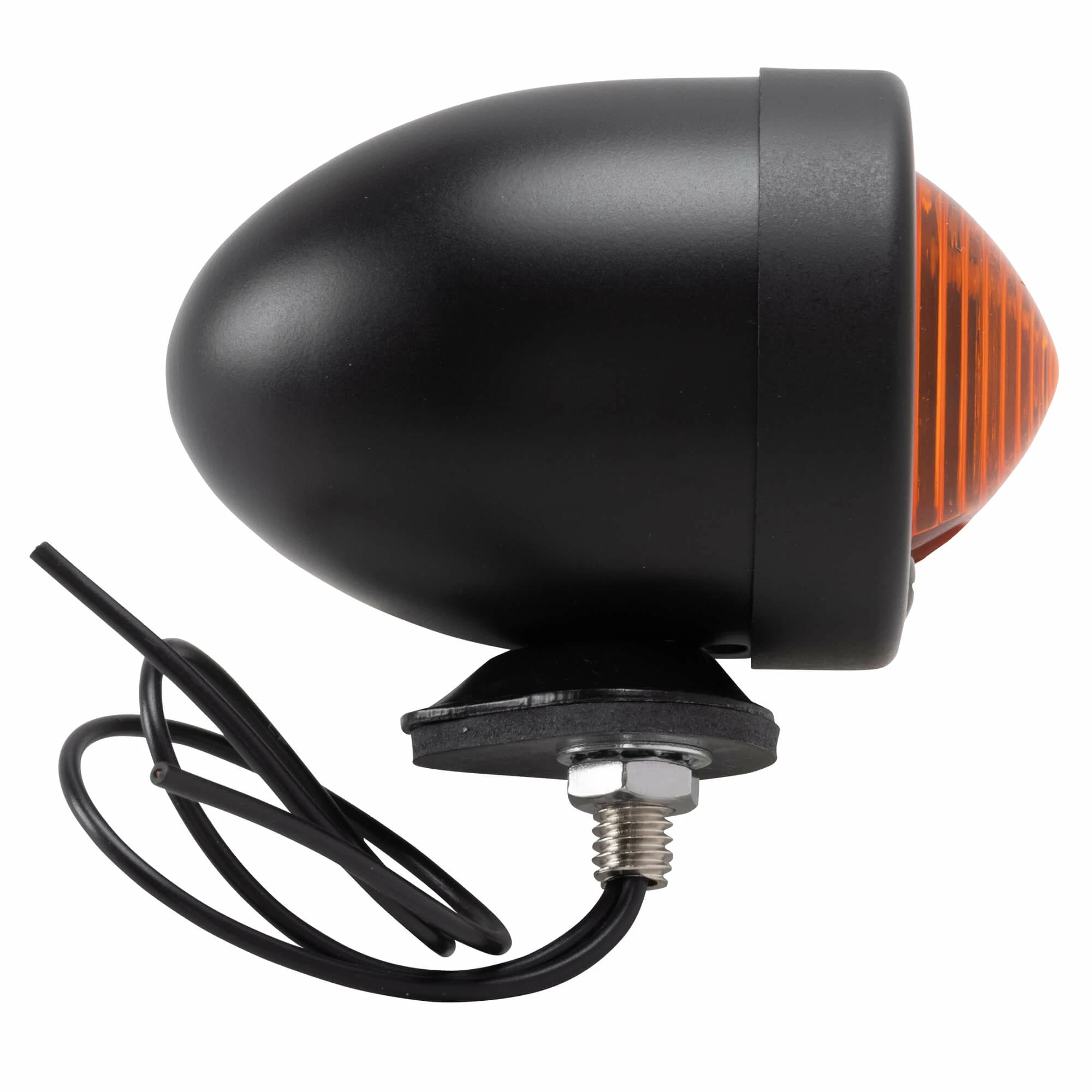 Cycle Standard Bullet Turn Signal - Amber Lens - Black 2 Cycle Standard Bullet Turn Signal - Amber Lens - Black - Image 2