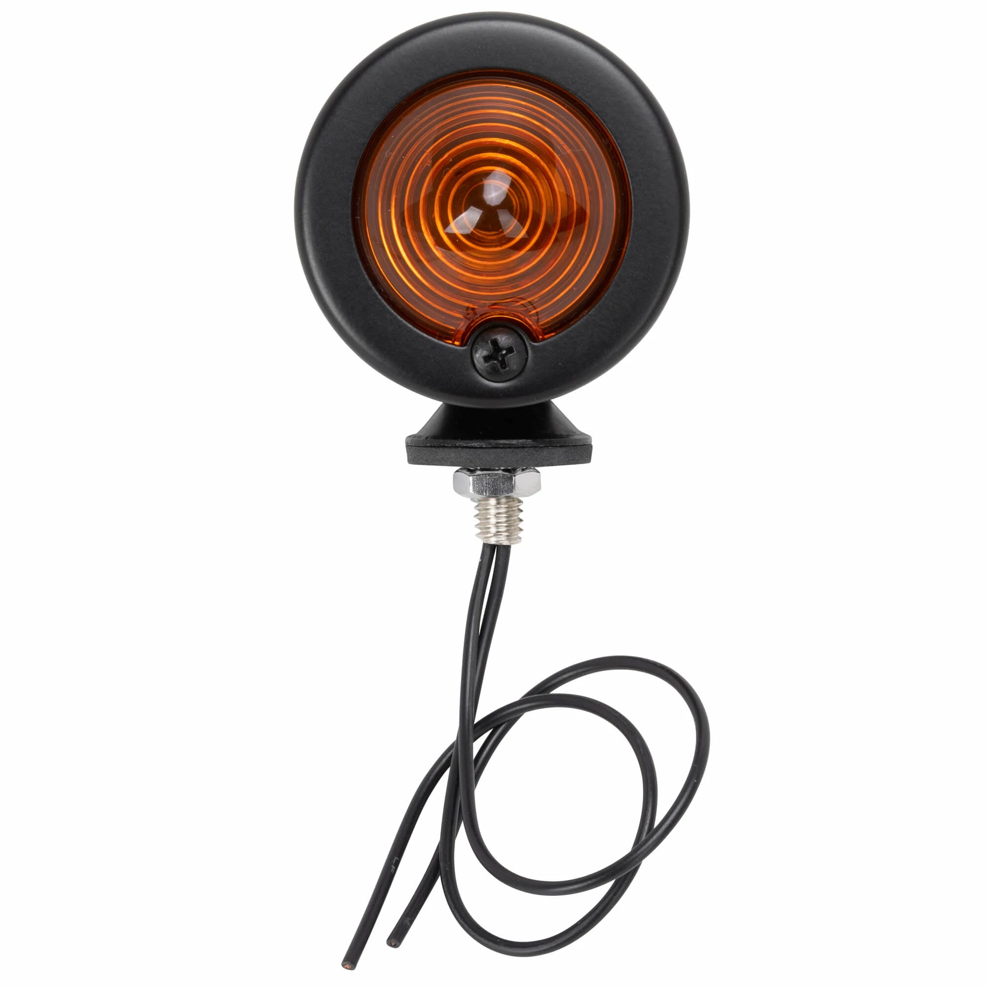 Cycle Standard Bullet Turn Signal - Amber Lens - Black 3 Cycle Standard Bullet Turn Signal - Amber Lens - Black - Image 3