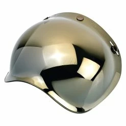 Biltwell Anti-Fog Bubble Shield - Gold Mirror