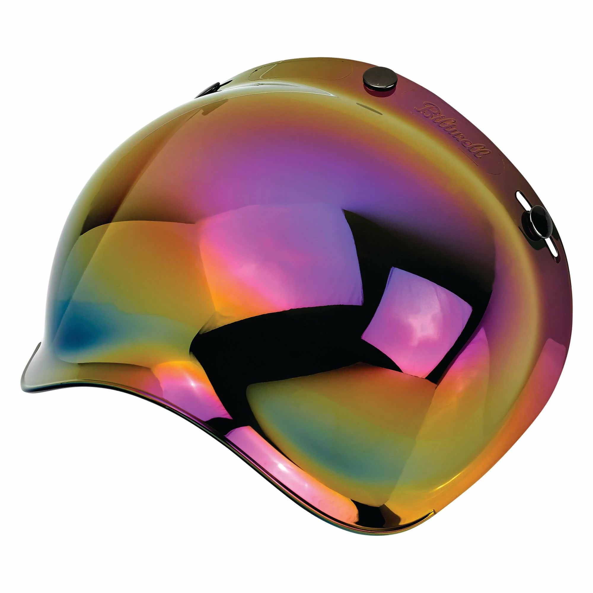 Biltwell Anti-Fog Bubble Shield - Rainbow Mirror 1 Biltwell Anti-Fog Bubble Shield - Rainbow Mirror