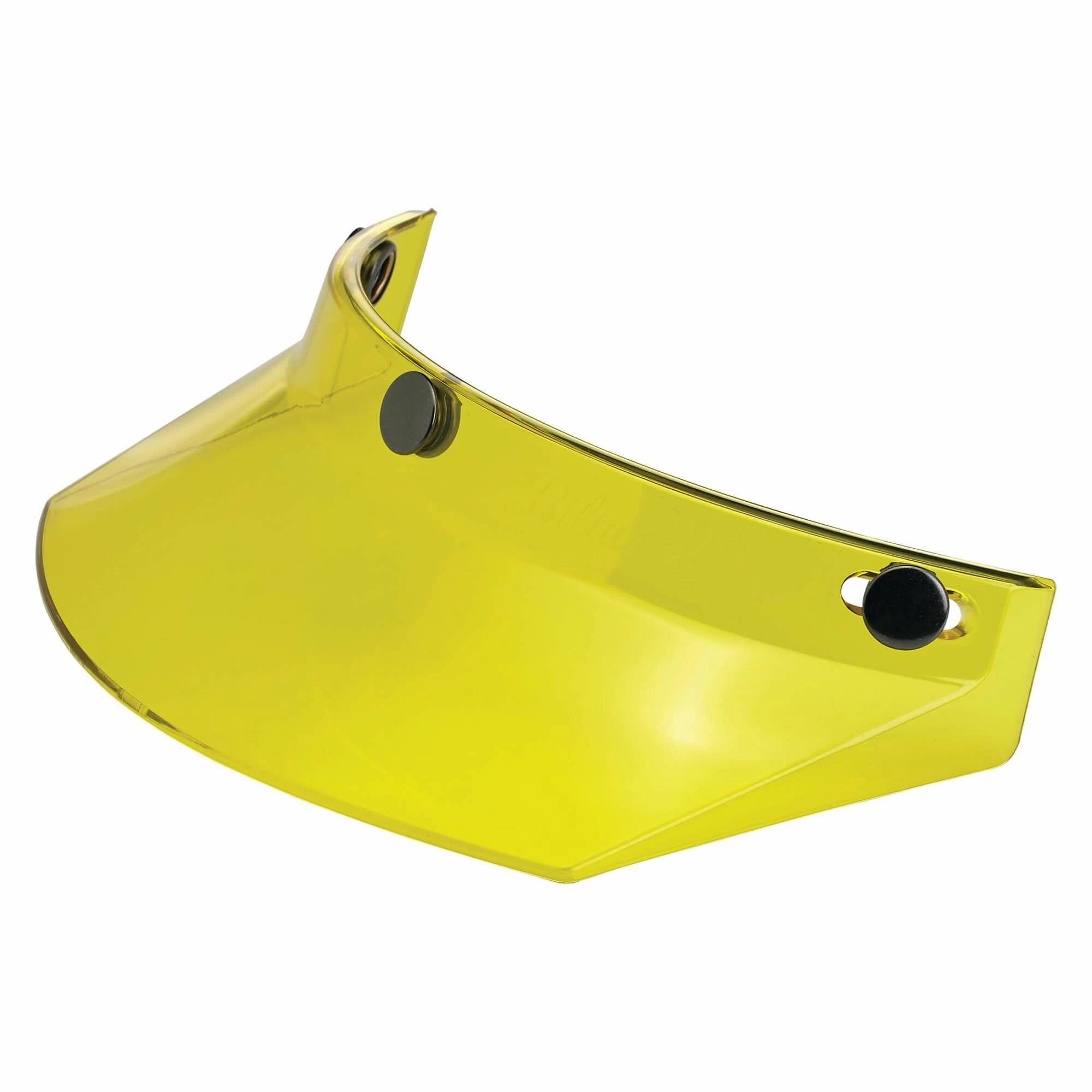Biltwell Helmet Moto Visor - Yellow Translucent 1 Biltwell Helmet Moto Visor - Yellow Translucent