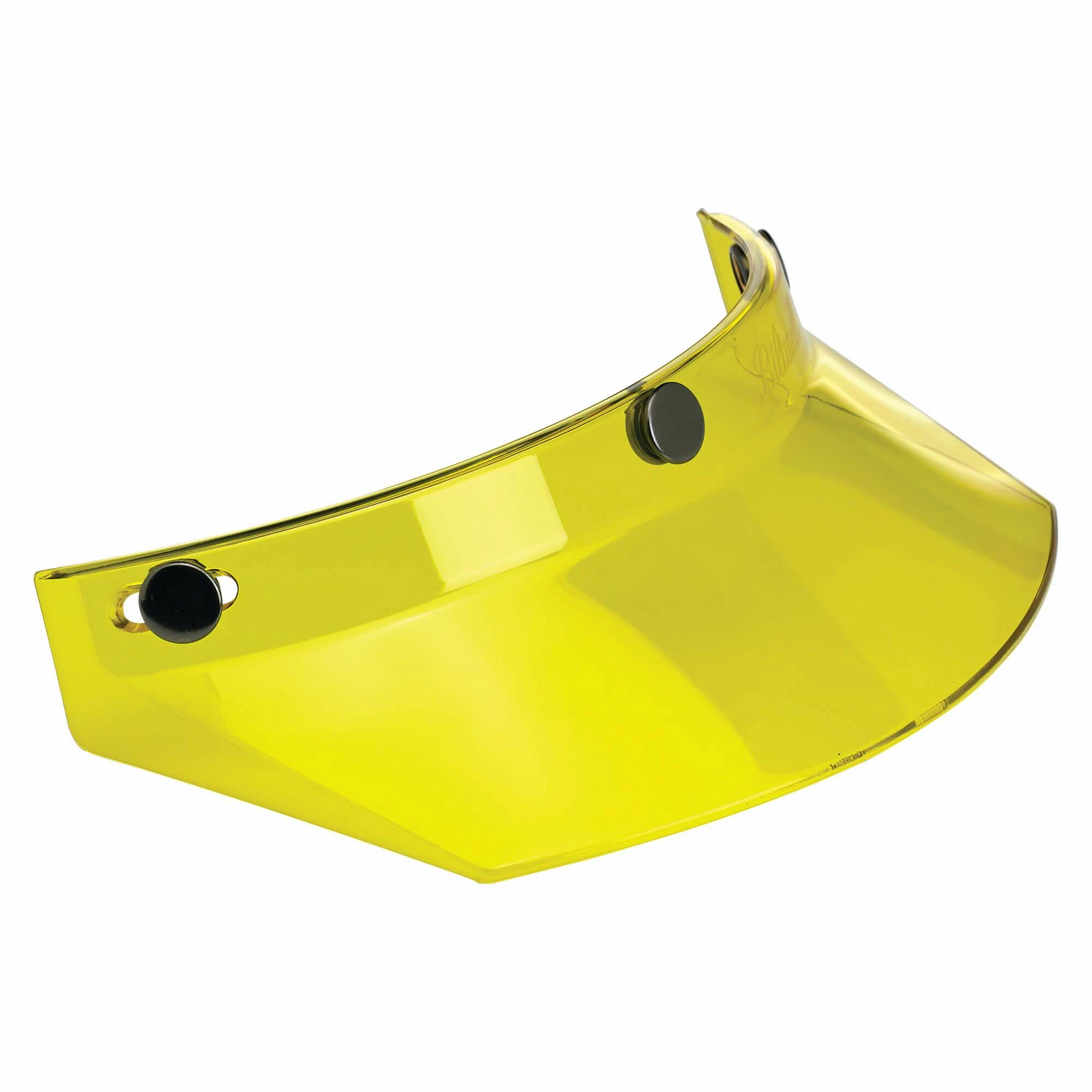 Biltwell Helmet Moto Visor - Yellow Translucent 3 Biltwell Helmet Moto Visor - Yellow Translucent - Image 3