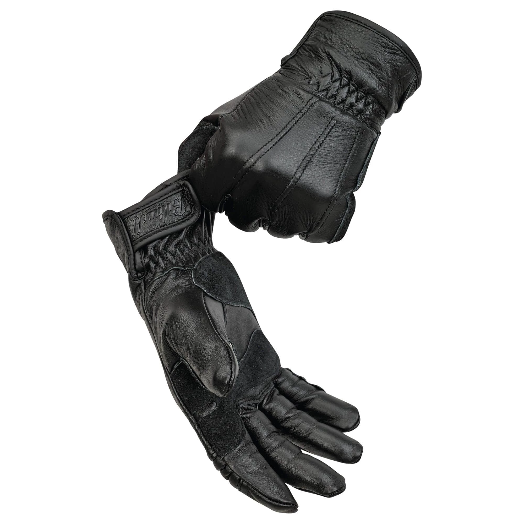 Biltwell Work Gloves - Black/Black 4 Biltwell Work Gloves - Black/Black - Image 4