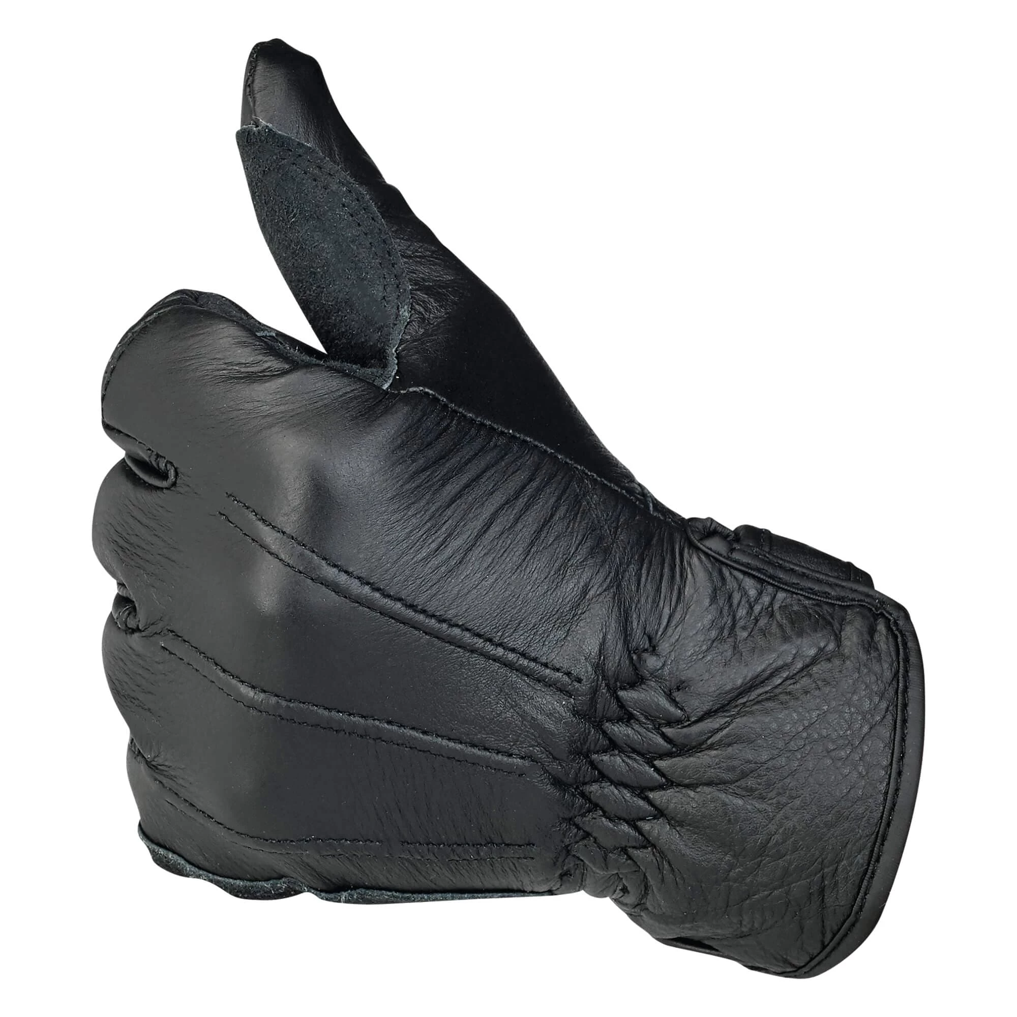 Biltwell Work Gloves - Black/Black 9 Biltwell Work Gloves - Black/Black - Image 9