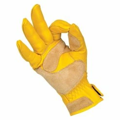 Biltwell Work Gloves - Gold -Biltwell Shop 011220 Biltwell WorkGloves Gold 3