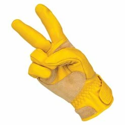 Biltwell Work Gloves - Gold -Biltwell Shop 011220 Biltwell WorkGloves Gold 6
