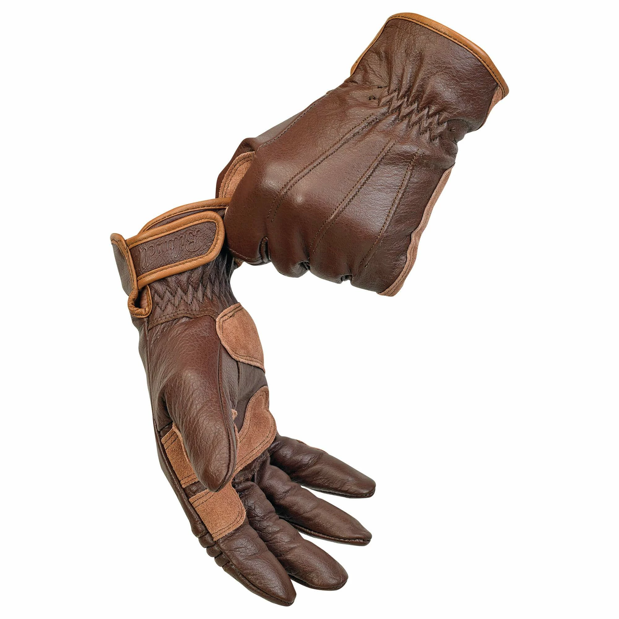 Biltwell Work Gloves - Chocolate 5 Biltwell Work Gloves - Chocolate - Image 5