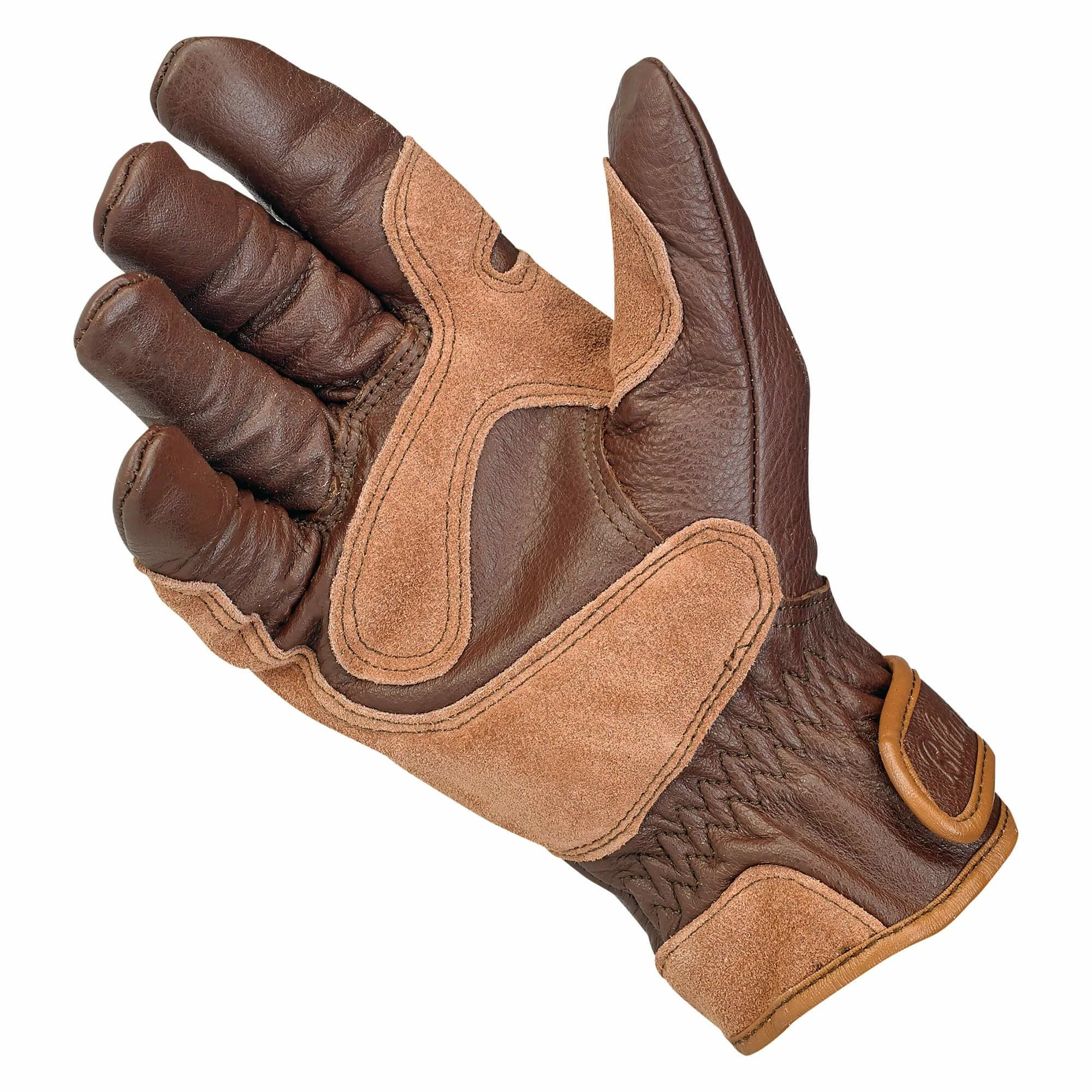 Biltwell Work Gloves - Chocolate 2 Biltwell Work Gloves - Chocolate - Image 2