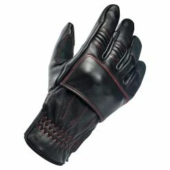 Biltwell Belden Gloves - Redline -Biltwell Shop 011223 Biltwell BeldenGloves Redline 9
