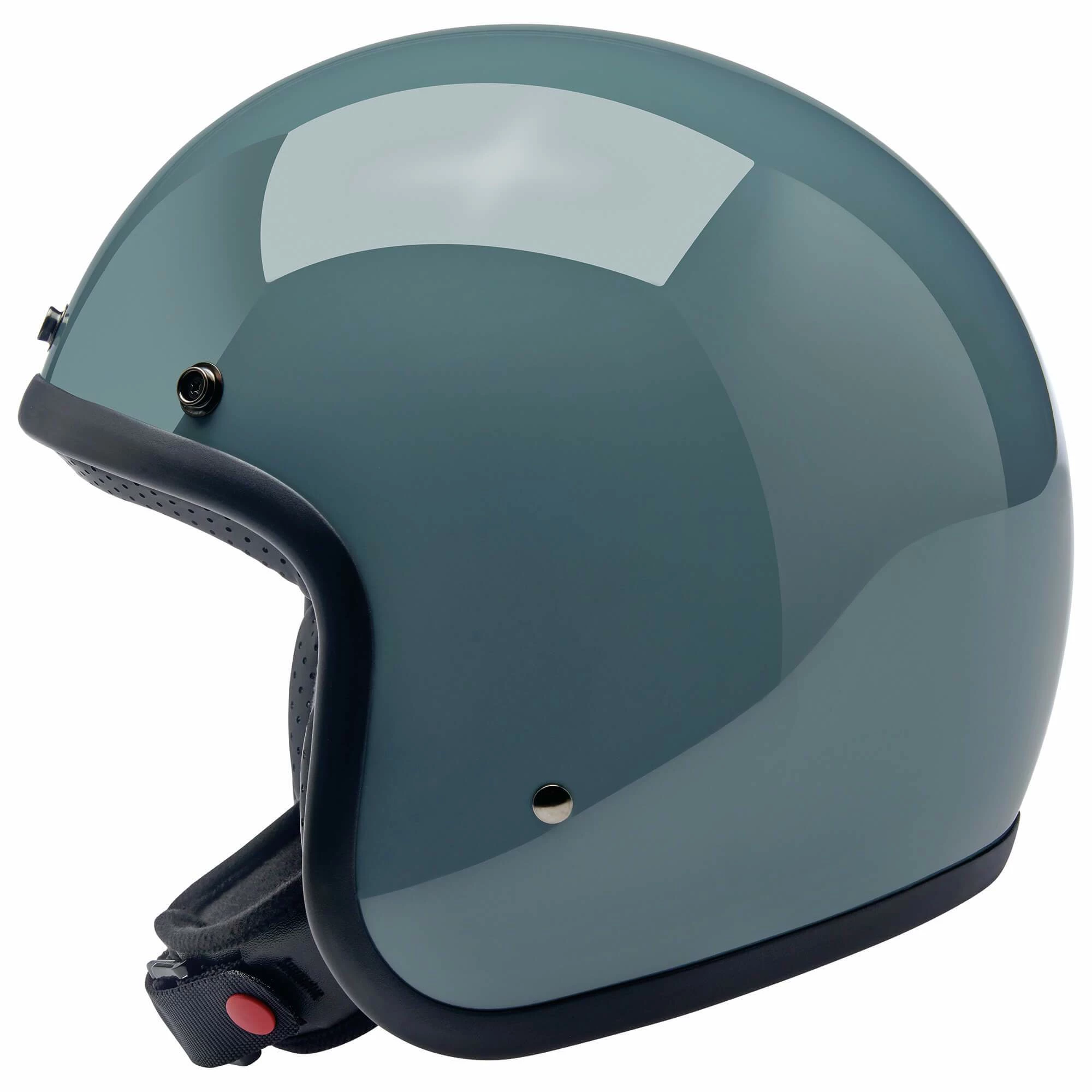 Biltwell Bonanza Helmet DOT Approved Helmet - Gloss Agave 4 Biltwell Bonanza Helmet DOT Approved Helmet - Gloss Agave - Image 4