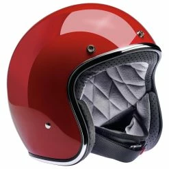 Biltwell Bonanza Helmet DOT Approved Helmet - Gloss Blood Red -Biltwell Shop 011229 Biltwell Helmet Bonanza DOT GLOSSBLOODRED 4