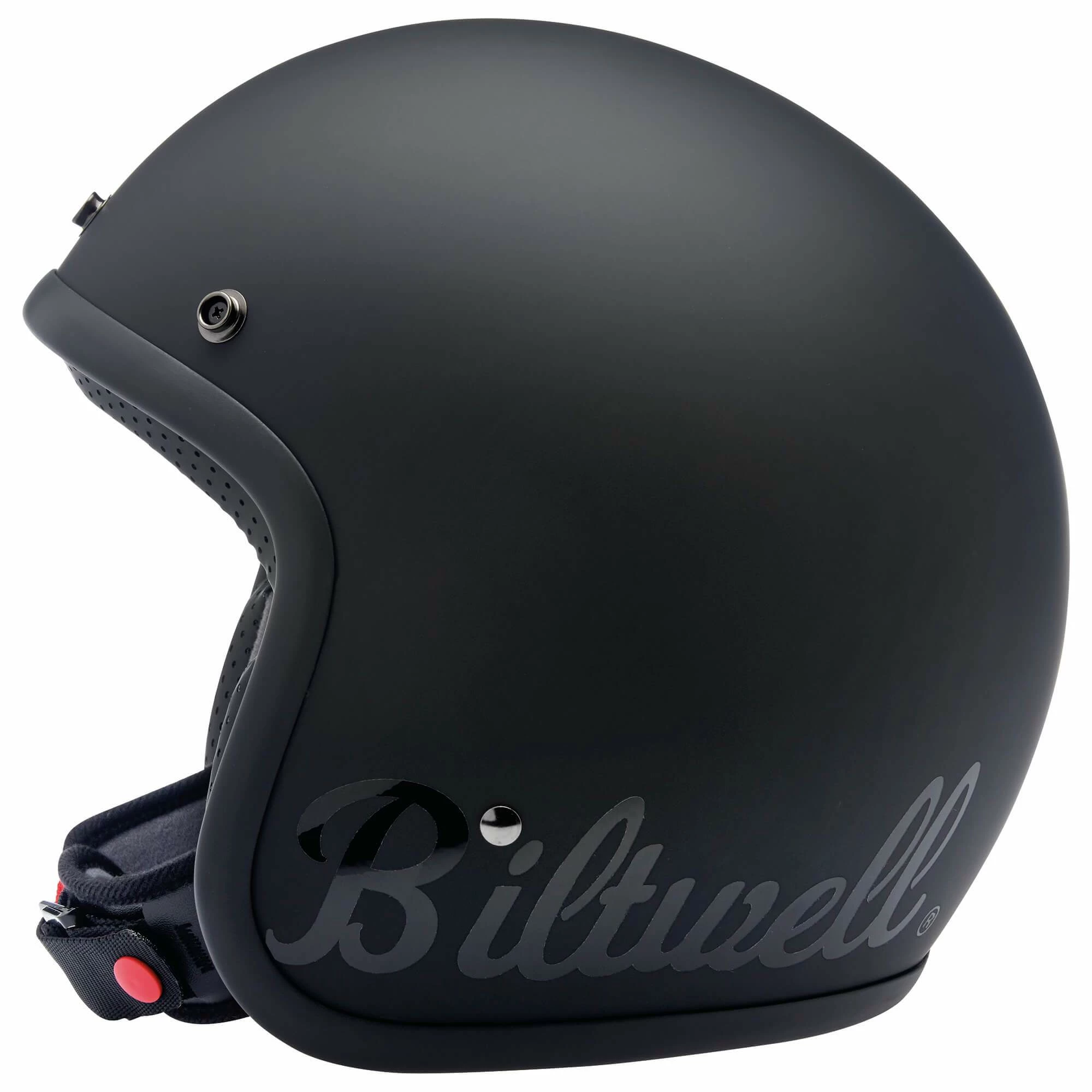 Biltwell Bonanza Helmet DOT Approved Helmet - Flat Black Factory 2 Biltwell Bonanza Helmet DOT Approved Helmet - Flat Black Factory - Image 2