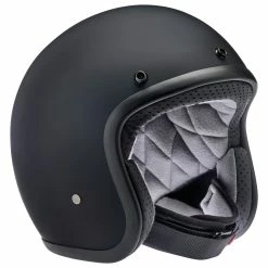 Biltwell Bonanza Helmet DOT Approved Helmet - Flat Black Factory 9 Biltwell Bonanza Helmet DOT Approved Helmet - Flat Black Factory -Biltwell Shop 011232 Biltwell Helmet Bonanza DOT FLATBLACKFACTORY 4