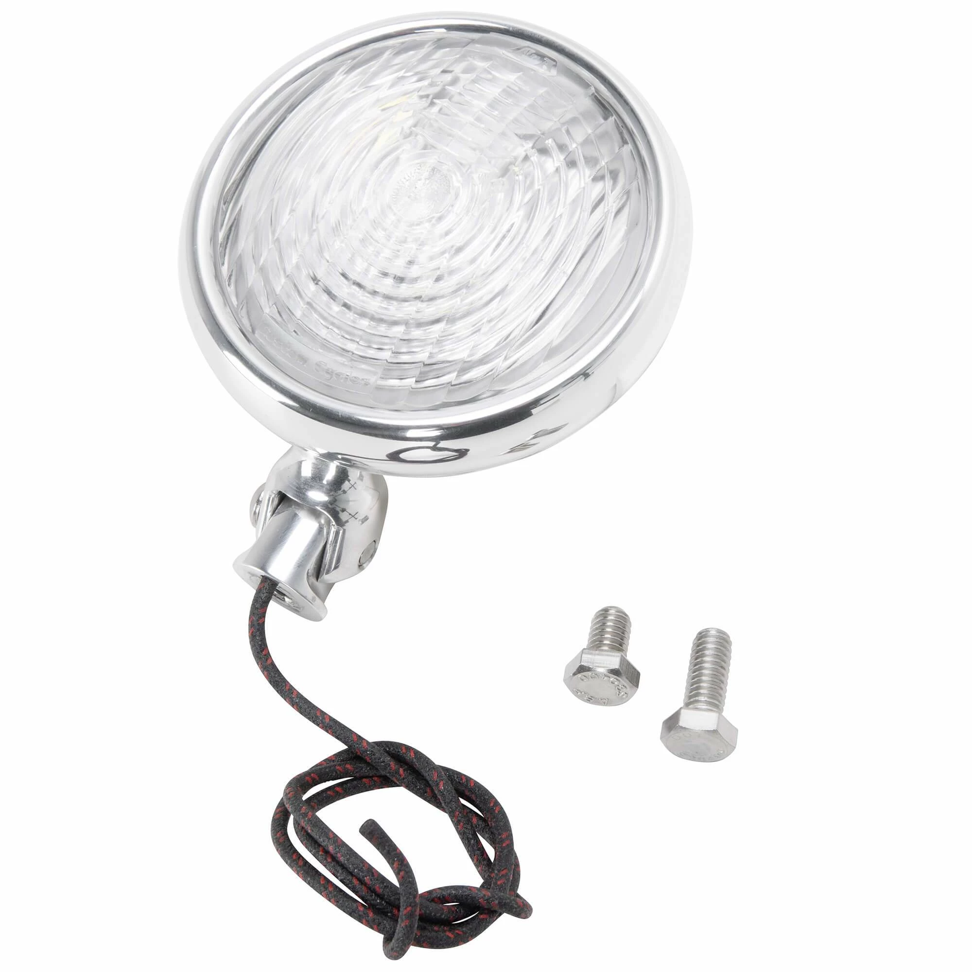 FNA Custom Cycle 3-1/4 Inch Pancake Headlight - Clear Lens 7 FNA Custom Cycle 3-1/4 Inch Pancake Headlight - Clear Lens - Image 7