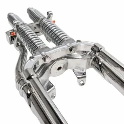 Mid-USA Hardbody Antique Style Springer Front End - 6 Inch Over Length - Chrome -Biltwell Shop 011519 Mid USA Hardbody Antique Style Springer Front End 6 Inch Over Length Chrome 13