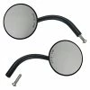 Biltwell Utility Mirror Round CE Perch Mount - Black - Pair