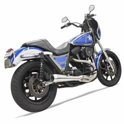 Bassani Xhaust Road Rage Short 2 Into 1 Exhaust System - Stainless - 1984-2000 Harley-Davidson FXR -Biltwell Shop 011700 Bassani Xhaust Road Rage Short 2 into 1 Exhaust System Stainless 1984 2000 Harley Davidson FXR 3
