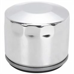 Cycle Standard Oil Filter For Harley-Davidson Sportster And Big Twin Models - Chrome - OEM# 63782-80