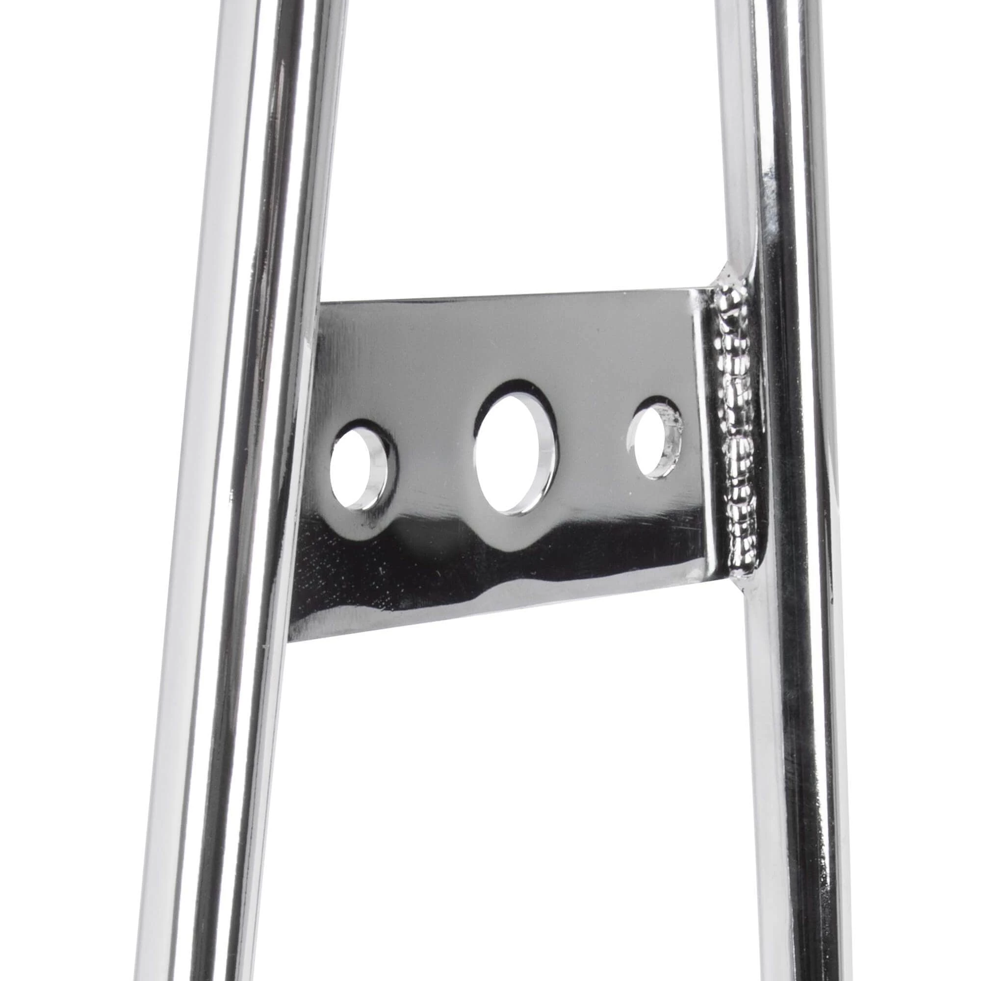 Gasbox Chrome Round Top Sissy Bar - Flat Fender - Box Tail Light 7 Gasbox Chrome Round Top Sissy Bar - Flat Fender - Box Tail Light - Image 7