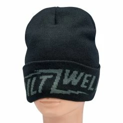 Biltwell Woven Bolts Beanie - Black -Biltwell Shop 011918 Biltwell Beanie WovenBoltsBlack 4