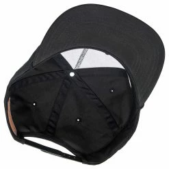 Biltwell RMHF 2 Snap Back Hat - Black -Biltwell Shop 011919 Biltwell SnapBack RMHF2Black 5