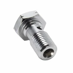 Goodridge 10mm X 1.25mm Single Banjo Bolt - Chrome -Biltwell Shop 012016 Goodridge 10mm 1 25mm Single Banjo Bolt Chrome 5