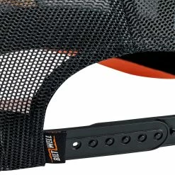 Biltwell Bolts 2 Snap Back Hat - Black -Biltwell Shop 012238 Biltwell Snap Back Hat Bolts 2 Black White Orange 6
