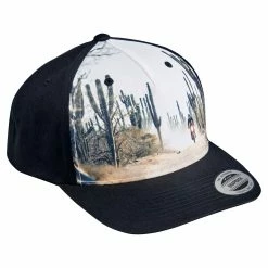 Biltwell Baja Snap Back Hat - Black/Red -Biltwell Shop 012244 Biltwell Snap Back Baja Black Red 2