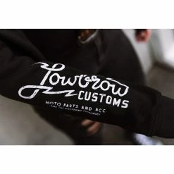 Lowbrow Customs Parts And Accessories Womens Cropped Hooded Sweatshirt -Biltwell Shop 012320 Lowbrow Customs PartsandAccessoriesWomensCroppedHoodedSweatshirt 2
