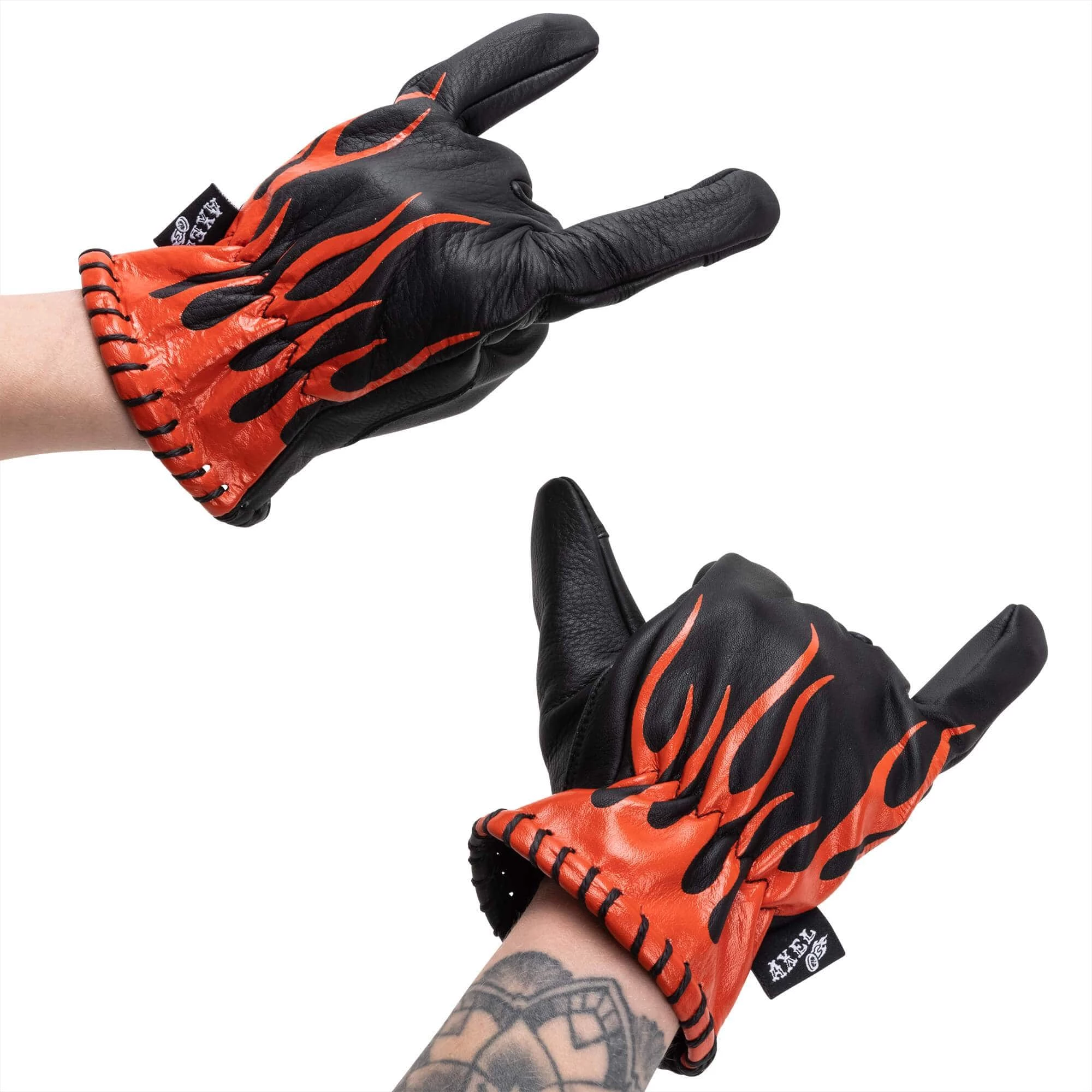 Axel Co. Flame Cowhide Gloves 7 Axel Co. Flame Cowhide Gloves - Image 7