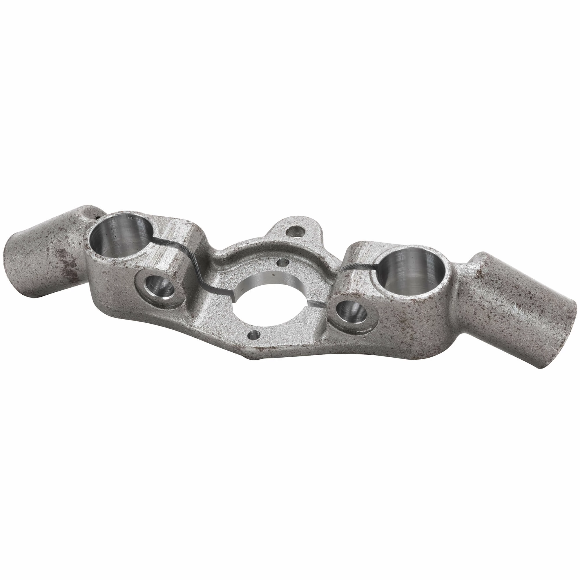 Lowbrow Customs Inline Springer Fork Handlebar Fabricator Top Clamp - Raw Steel 5 Lowbrow Customs Inline Springer Fork Handlebar Fabricator Top Clamp - Raw Steel - Image 5