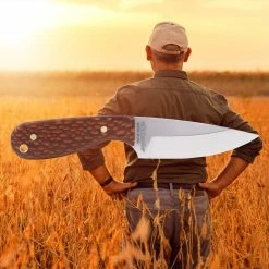 Whiteknuckler Brand Leopard Wood - Model 3 Knife - Right Hand - Black Sheath -Biltwell Shop 012525 Whiteknuckler Brand Leopard Wood Model 3 Knife Right Hand Black Sheath 2