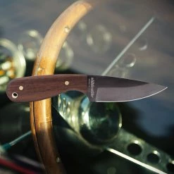 Whiteknuckler Brand American Black Walnut - Model 3 Knife - Right Hand - Black Sheath -Biltwell Shop 012528 Whiteknuckler Brand American Black Walnut Model 3 Knife Right Hand Black Sheath 2