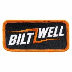 Biltwell Bolt Patch - Black/Orange/Green
