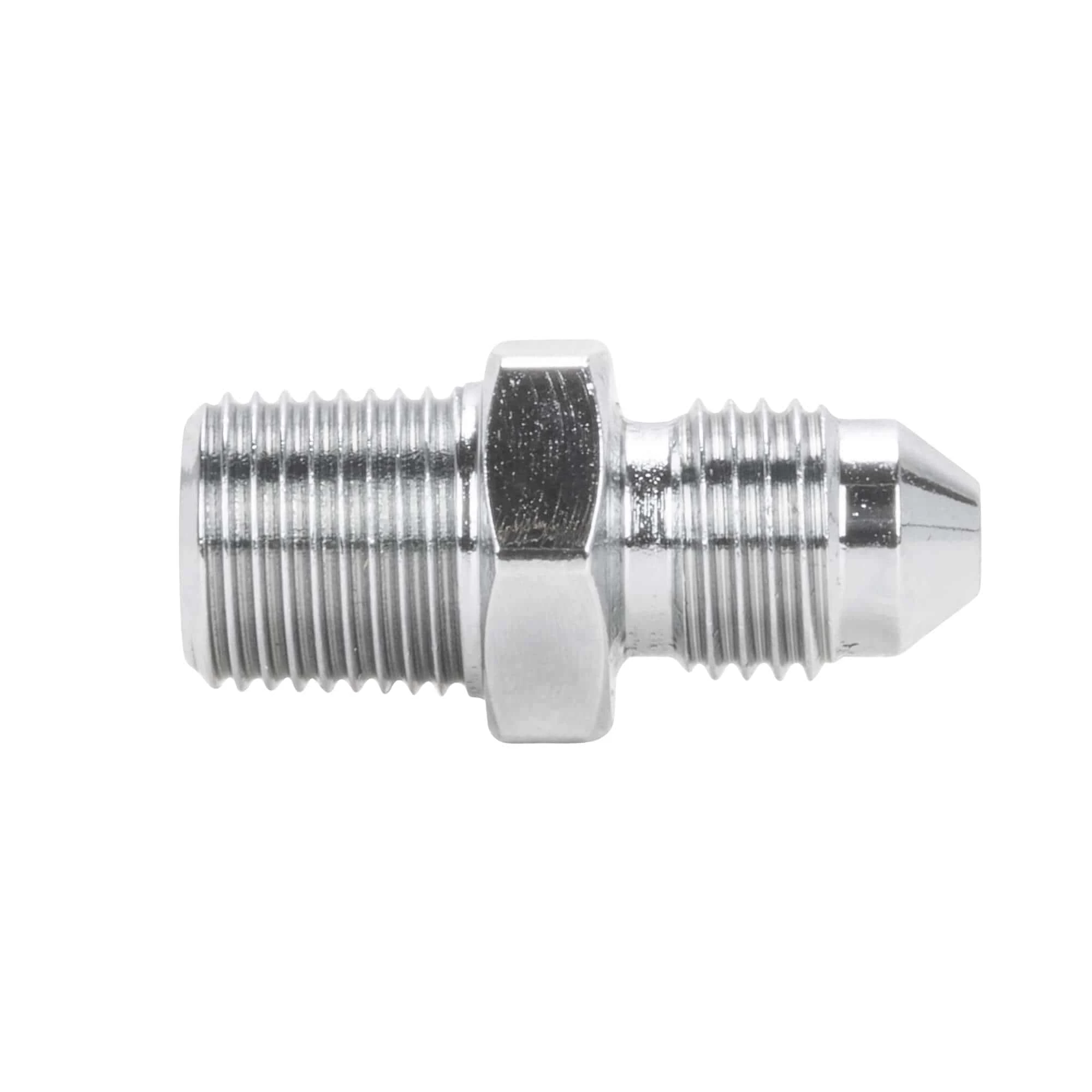 Goodridge 1/8 Inch NPT To -3 Fitting - Chrome 2 Goodridge 1/8 Inch NPT To -3 Fitting - Chrome - Image 2
