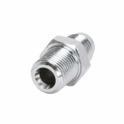 Goodridge 1/8 Inch NPT To -3 Fitting - Chrome 6 Goodridge 1/8 Inch NPT To -3 Fitting - Chrome -Biltwell Shop 012789 Goodridge 1 8in NPT to 3 Fitting Chrome 3