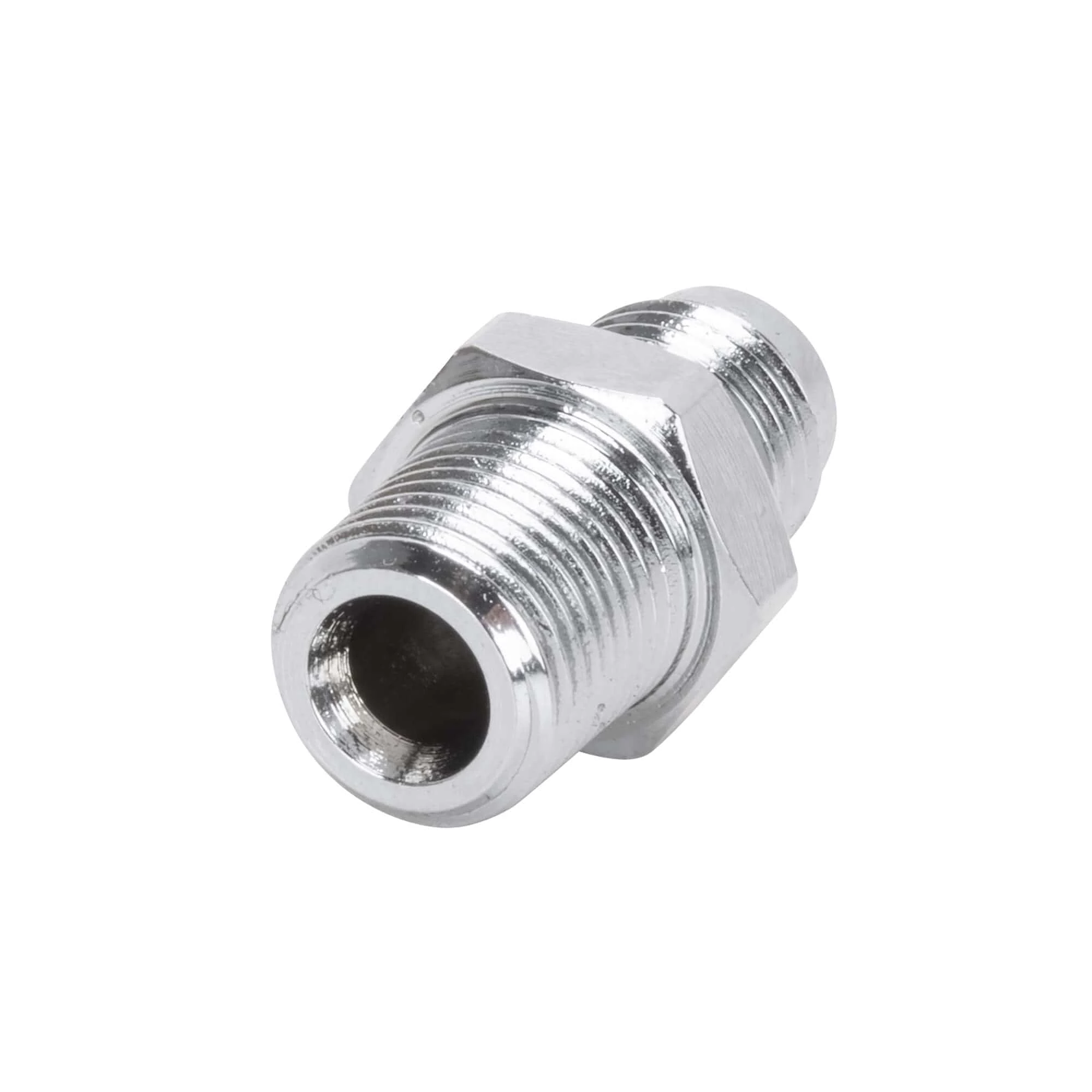 Goodridge 1/8 Inch NPT To -3 Fitting - Chrome 3 Goodridge 1/8 Inch NPT To -3 Fitting - Chrome - Image 3