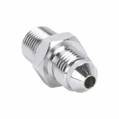 Goodridge 1/8 Inch NPT To -3 Fitting - Chrome 7 Goodridge 1/8 Inch NPT To -3 Fitting - Chrome -Biltwell Shop 012789 Goodridge 1 8in NPT to 3 Fitting Chrome 4